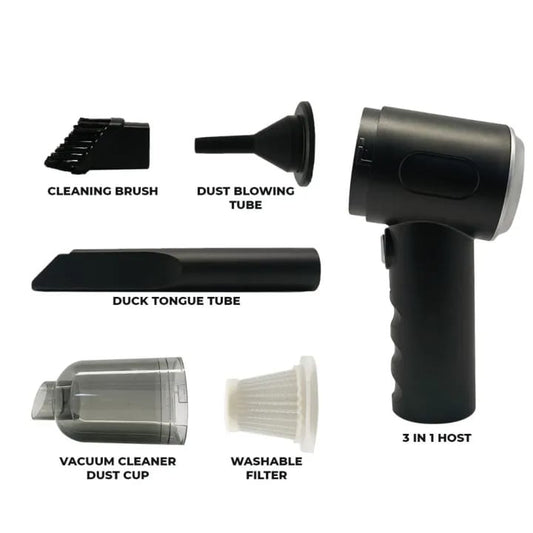 Portable Vacuum Cleaner | High Power Cordless Handheld Vacuum Cleaner for Home & Car