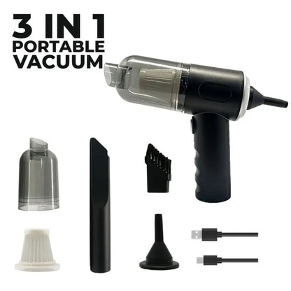 Portable Vacuum Cleaner | High Power Cordless Handheld Vacuum Cleaner for Home & Car