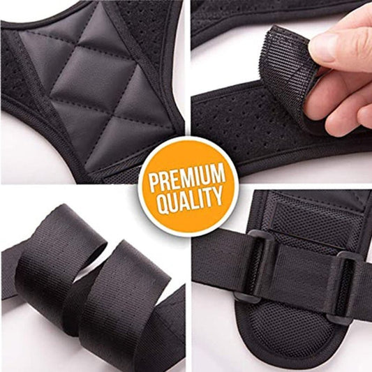Adjustable Posture Corrector Belt | Back Support Brace for Men & Women