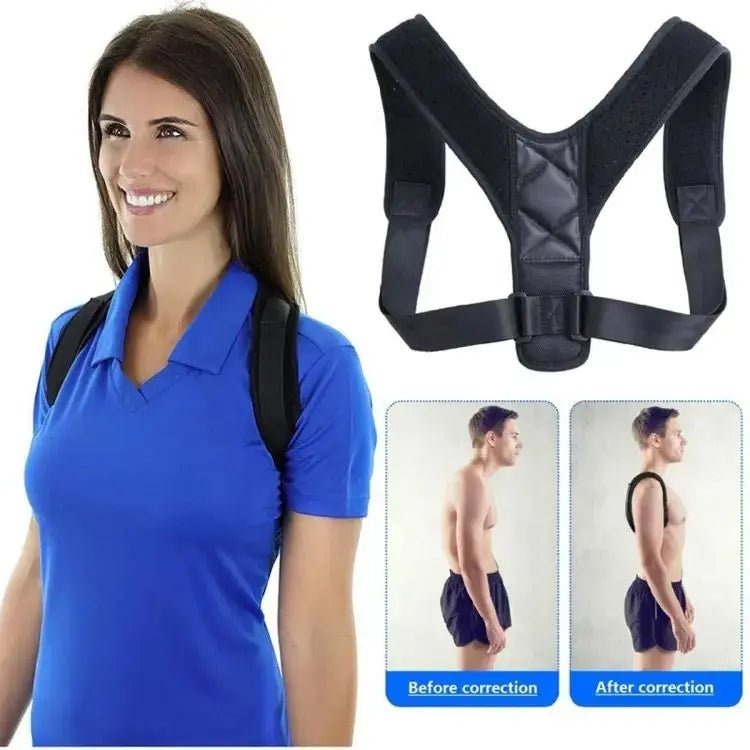 Adjustable Posture Corrector Belt | Back Support Brace for Men & Women