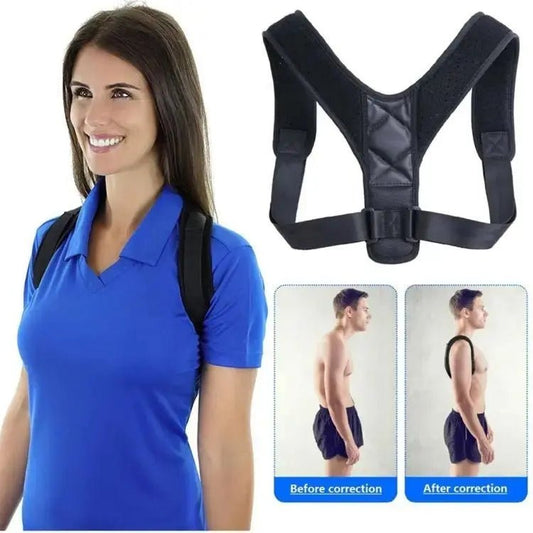 Adjustable Posture Corrector Belt | Back Support Brace for Men & Women