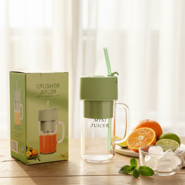 Portable Mini Juicer Blender | USB Rechargeable Personal Smoothie Maker for Fruits & Shakes