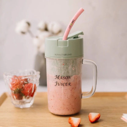 Portable Mini Juicer Blender | USB Rechargeable Personal Smoothie Maker for Fruits & Shakes