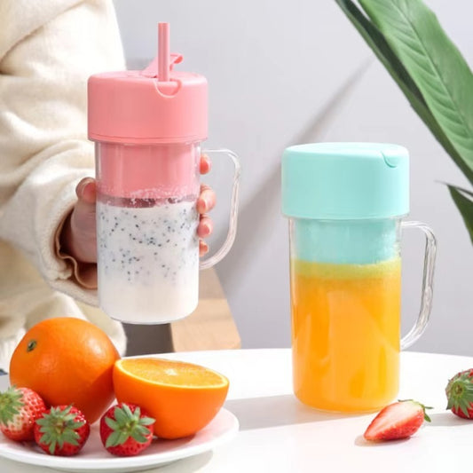 Portable Mini Juicer Blender | USB Rechargeable Personal Smoothie Maker for Fruits & Shakes