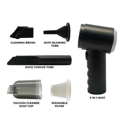 Portable Vacuum Cleaner | High Power Cordless Handheld Vacuum Cleaner for Home & Car