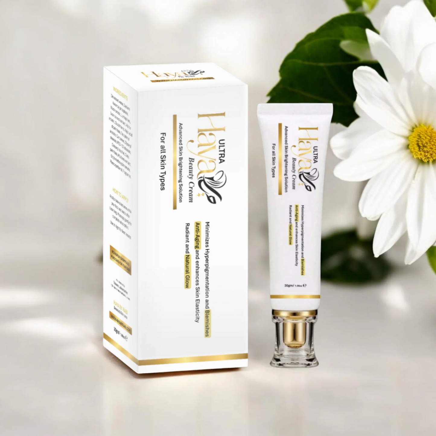 Catchglow Natural Beauty Glass Skin Whitening Day Cream 30g – Radiant Glow Moisturizing Face Cream