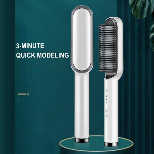 HQT-909B Hair Straightener – Ceramic Heated Hair Straightening Brush