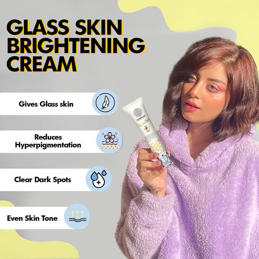 Catchglow Natural Beauty Glass Skin Whitening Day Cream 30g – Radiant Glow Moisturizing Face Cream