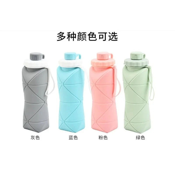 Premium Silicone Water Bottle – Foldable, Leakproof & Reusable Travel Bottle